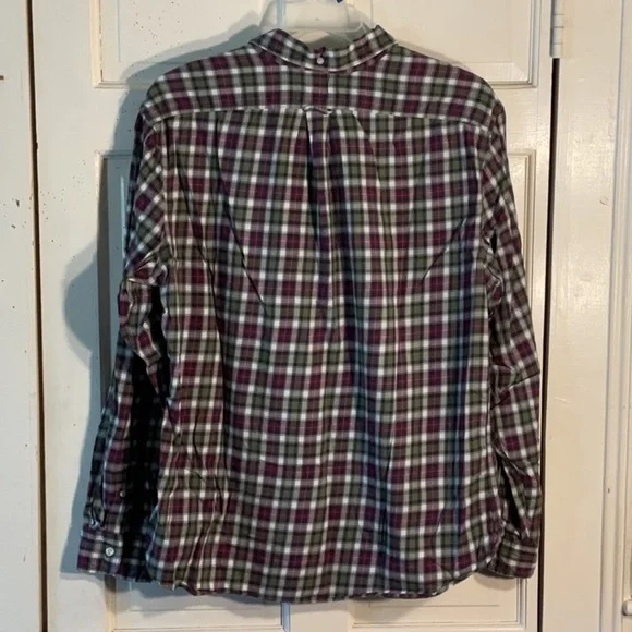Men's Plaid Gap Shirt - Multicolor XL - Picture 8 of 13